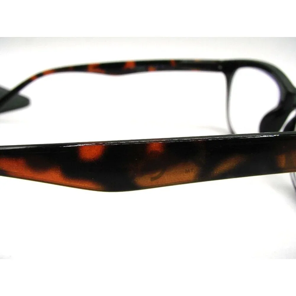 Black and Tortoise Full Rim Reading Eyeglasses PD62mm +3.50 BL Soft Case Unisex